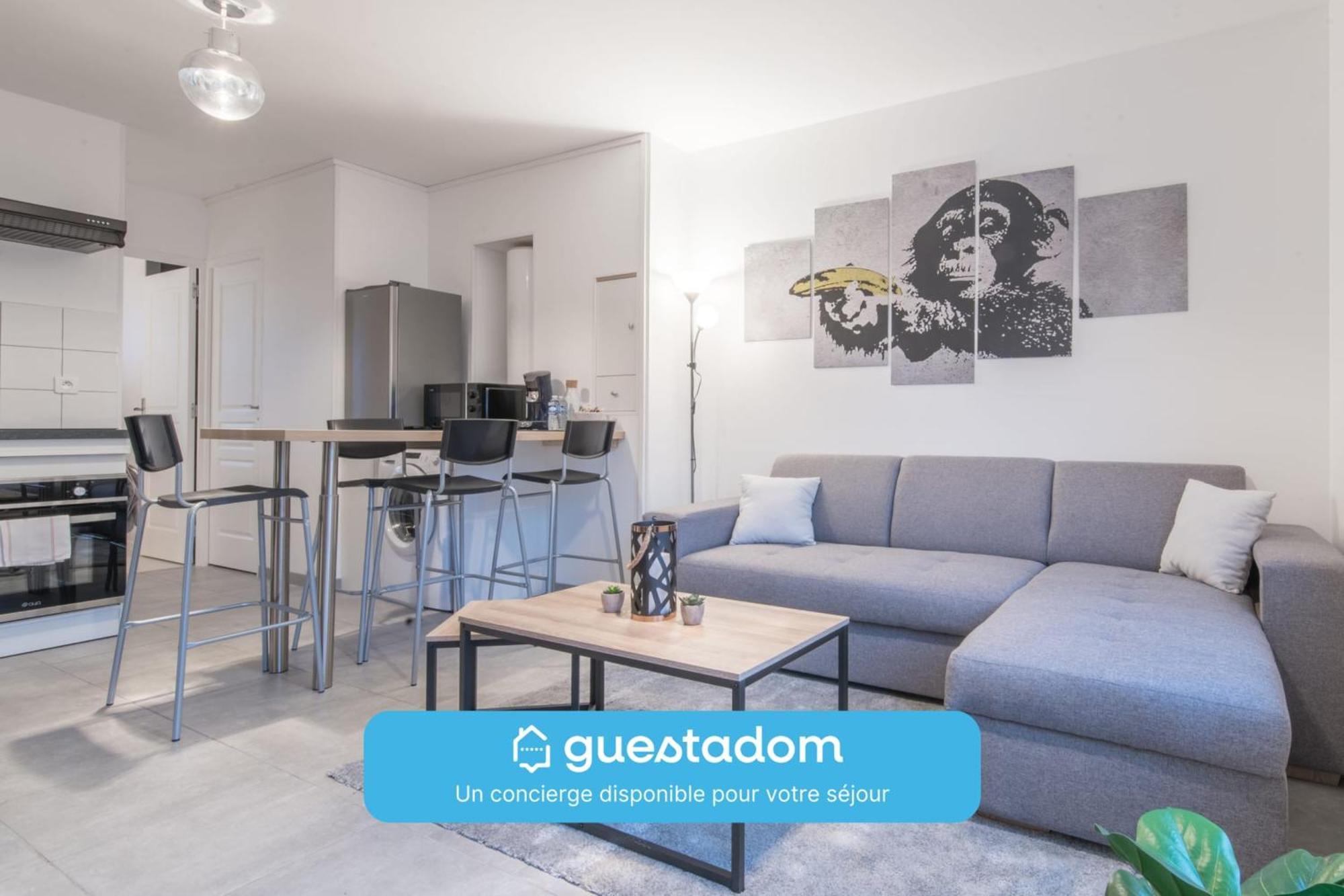 L'Urbain - 600M Gare - Parking Apartment Saint-Nazaire  Luaran gambar