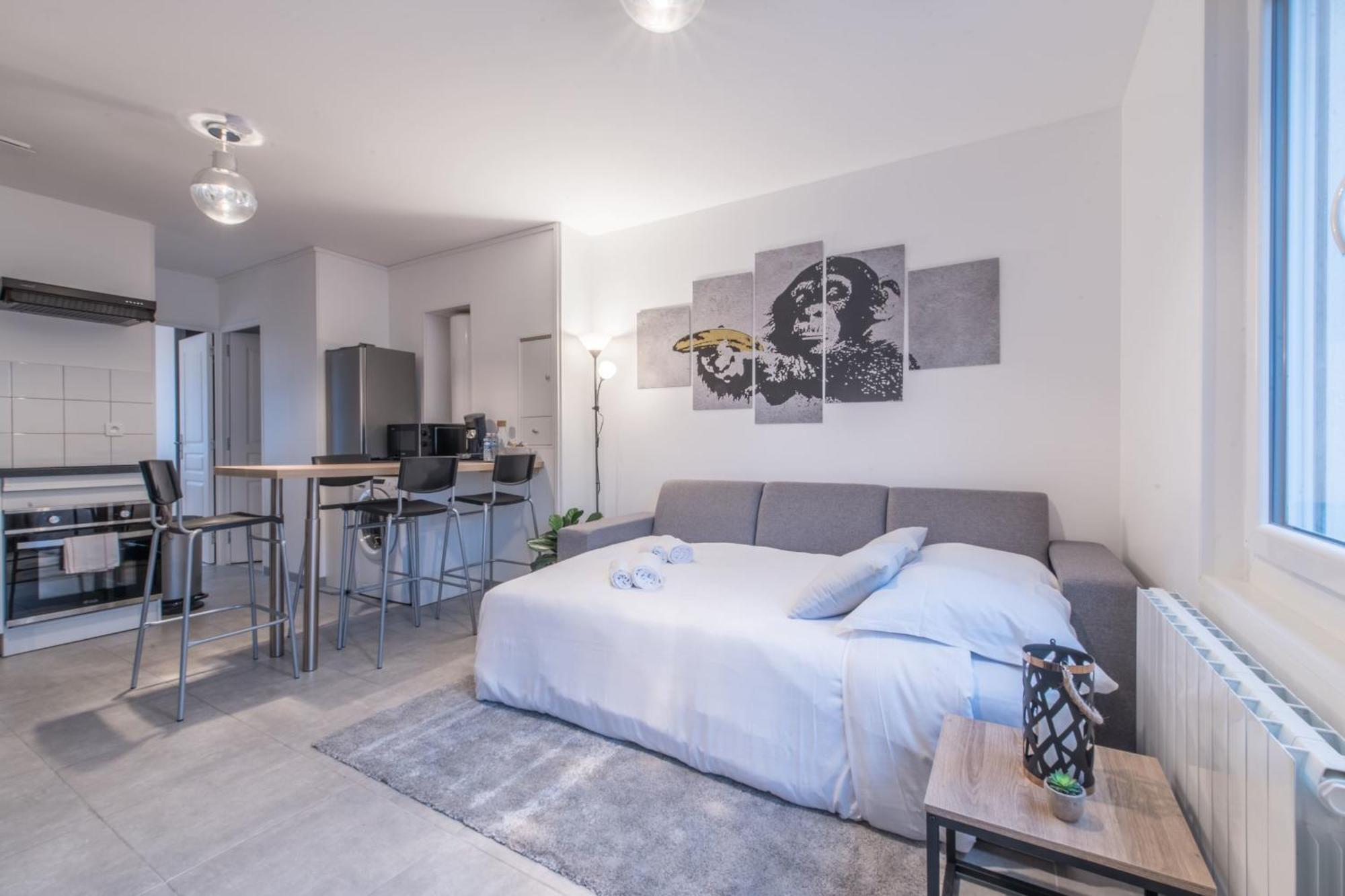 L'Urbain - 600M Gare - Parking Apartment Saint-Nazaire  Luaran gambar