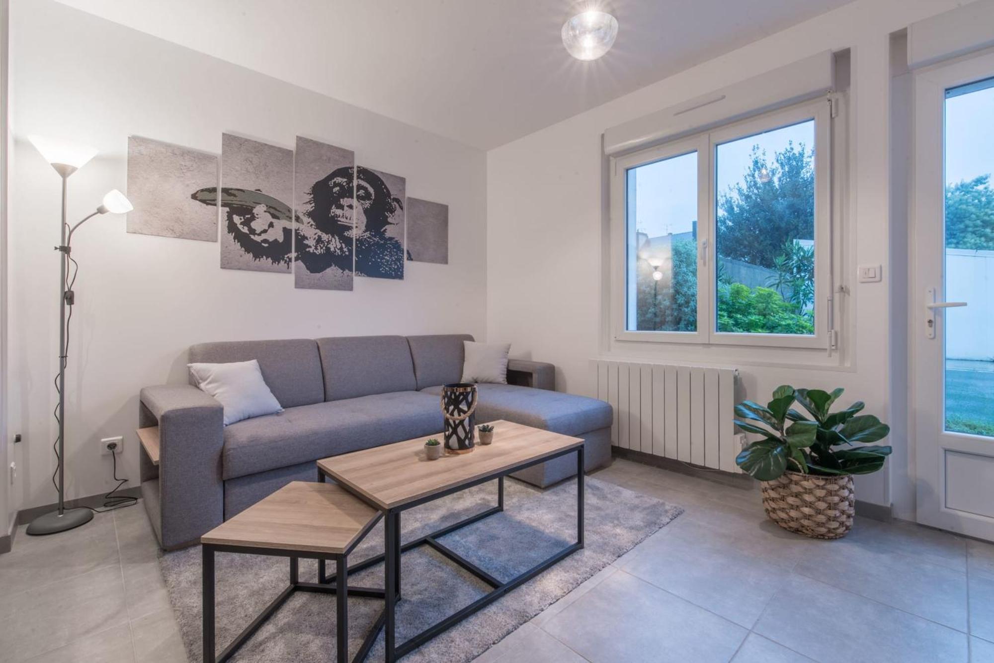 L'Urbain - 600M Gare - Parking Apartment Saint-Nazaire  Luaran gambar